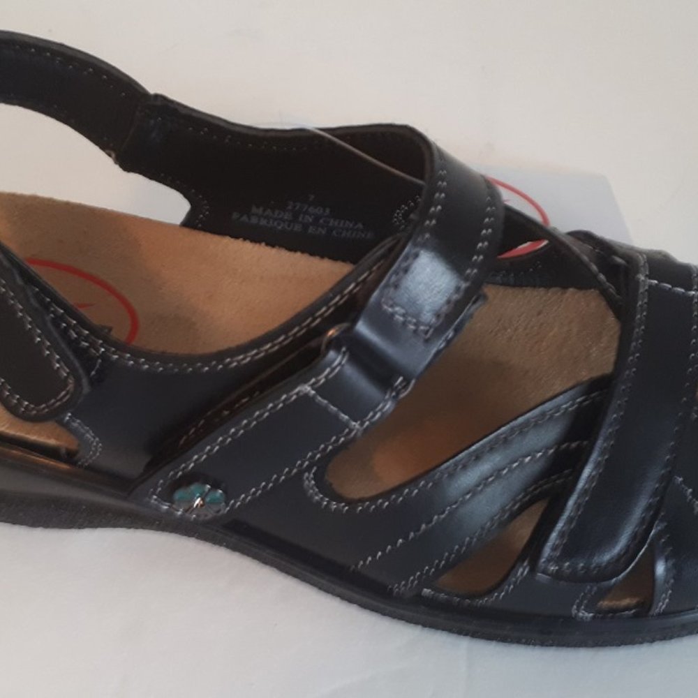 New Women's Comfort #277603 black sandals